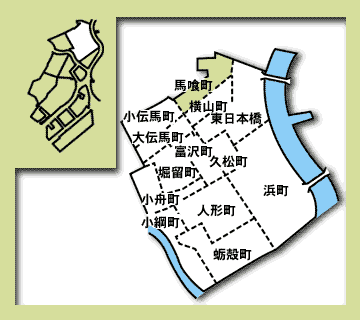 日本橋馬喰町の地図