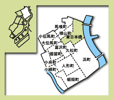 東日本橋の地図