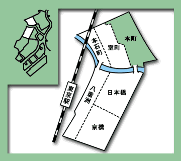 日本橋本町の地図