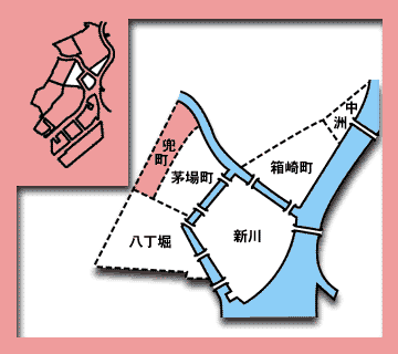 日本橋兜町の地図