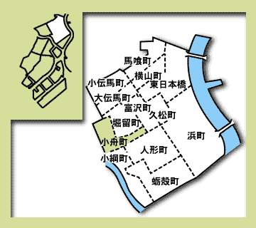 日本橋小舟町の地図