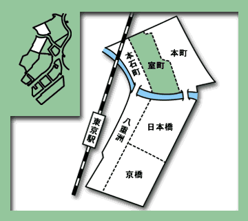 日本橋室町の地図