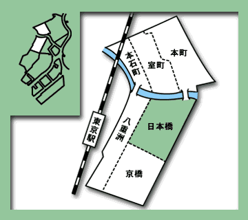 日本橋の地図