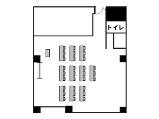 8F・801（アットビジネスセンター日本橋・茅場町）の図面