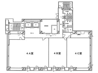 4B（日本橋サンスカイルーム）の図面